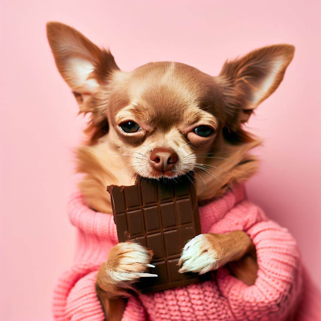 el perro se muere si come chocolate