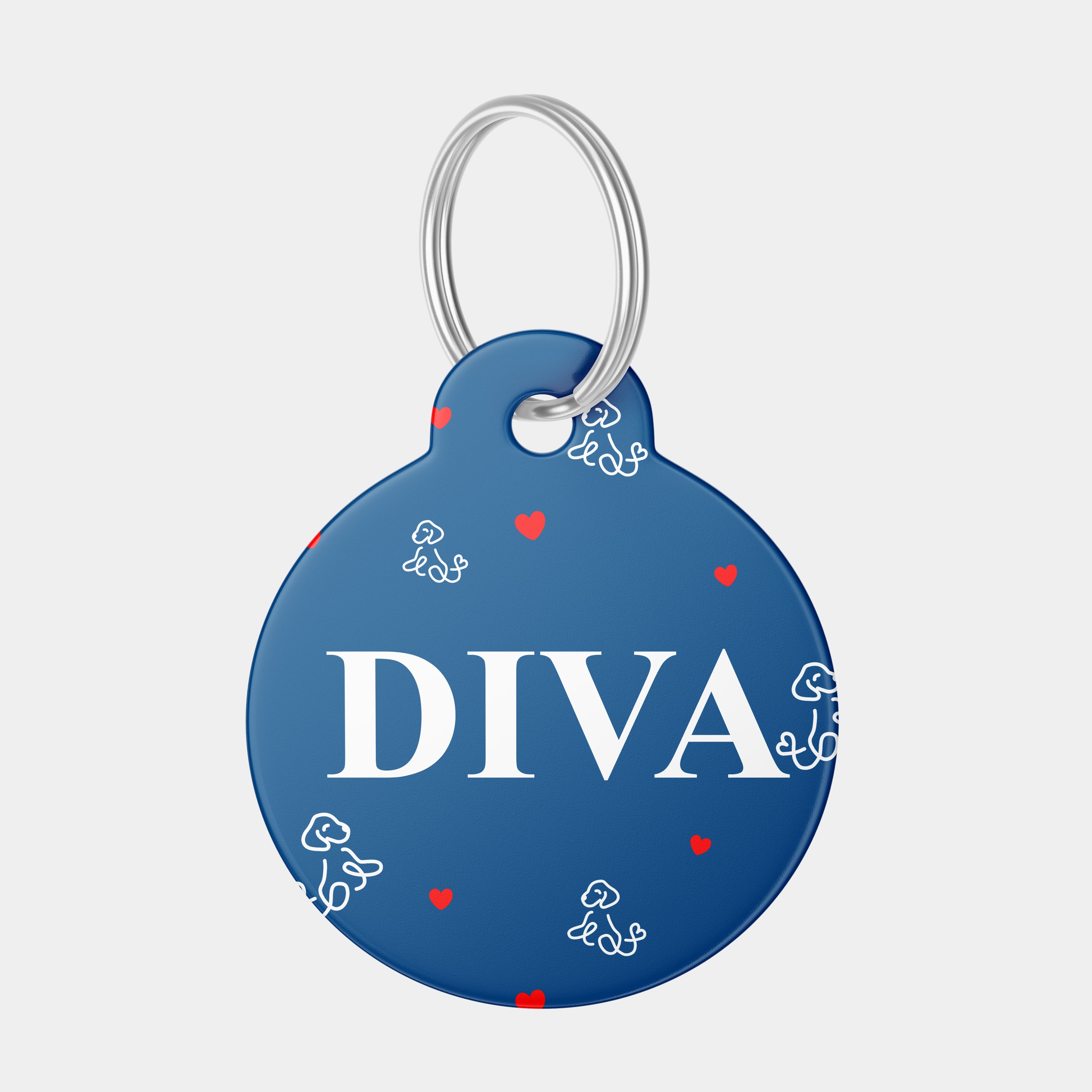 CHAPA LOVE DOG CÍRCULO