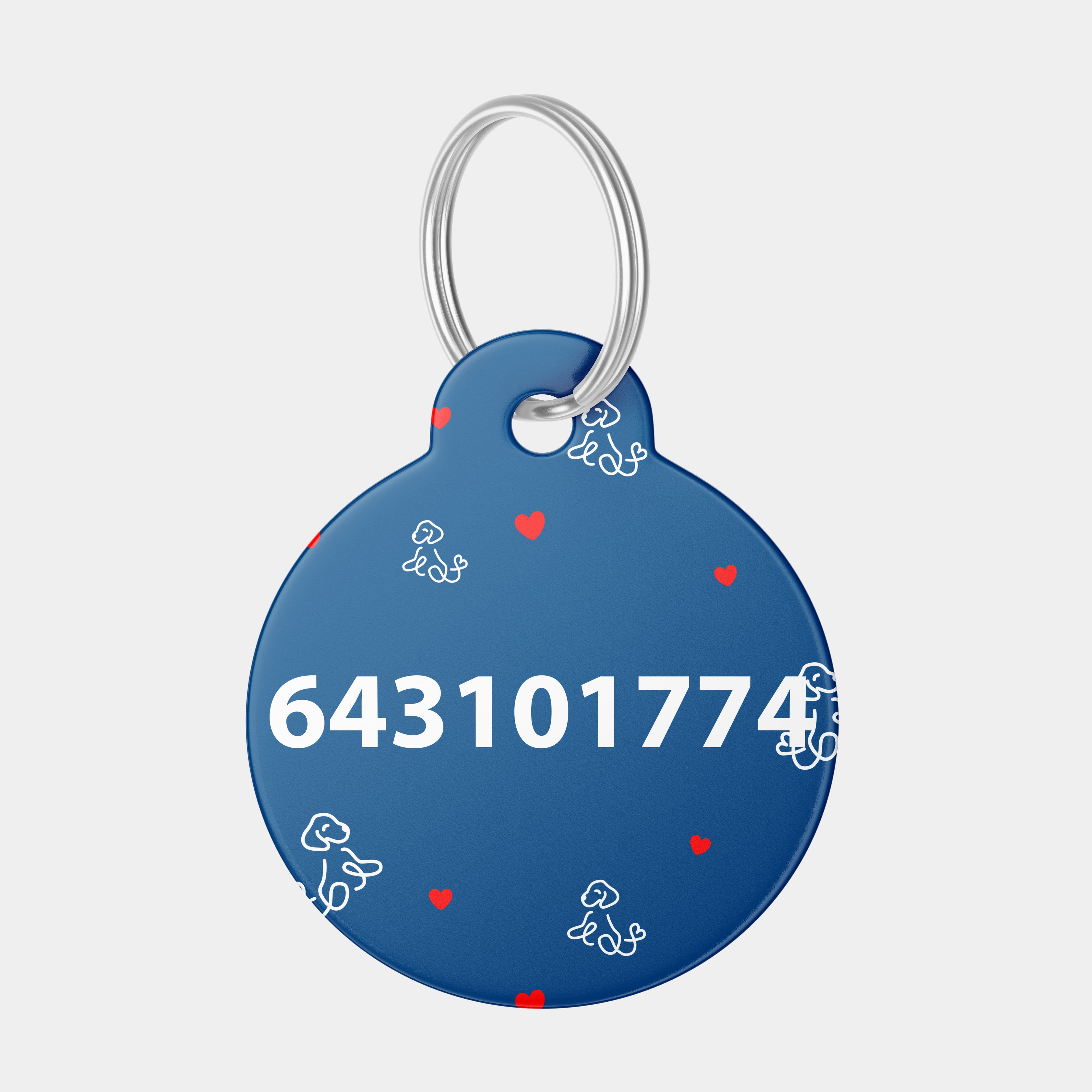 CHAPA LOVE DOG CÍRCULO